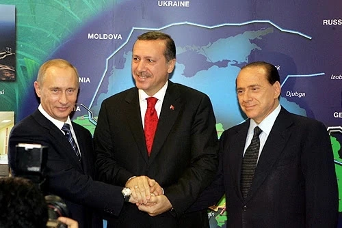 Mavi Akım Projesi - Tayyip Erdoğan- Silvio Berlusconi - Vladimir Putin