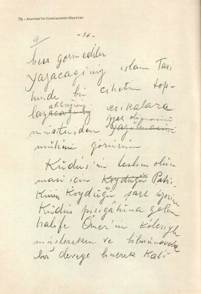 Atatürk mektup 4.sayfa